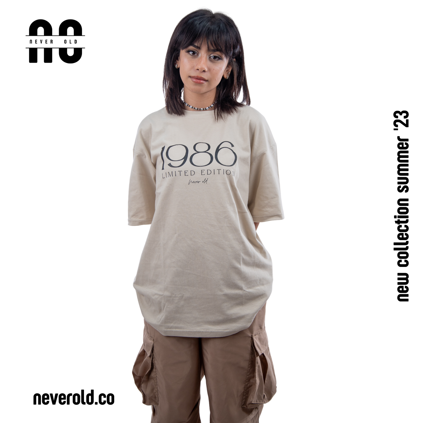 1986 T-shirt - Laurel green