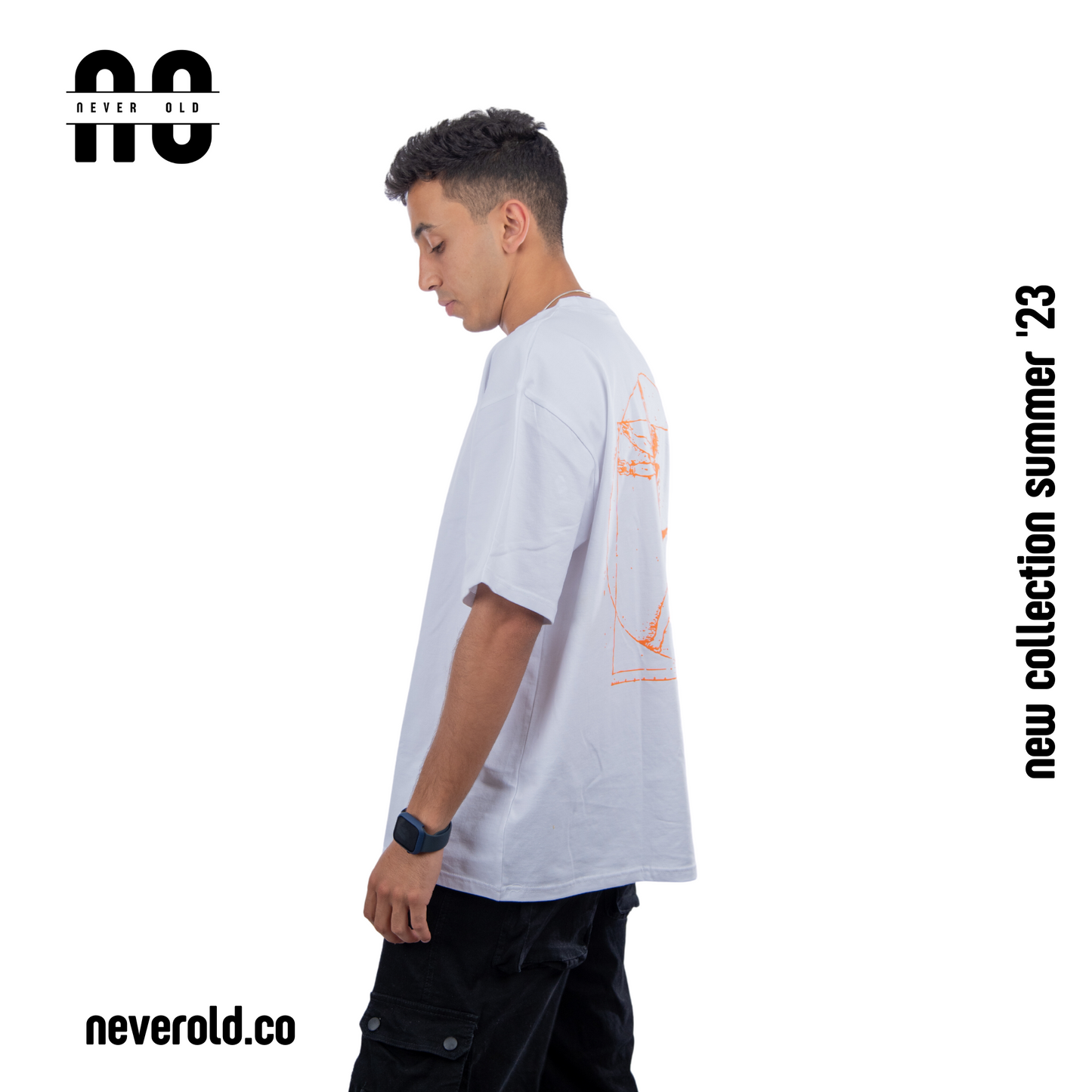 Never old T-shirt - white