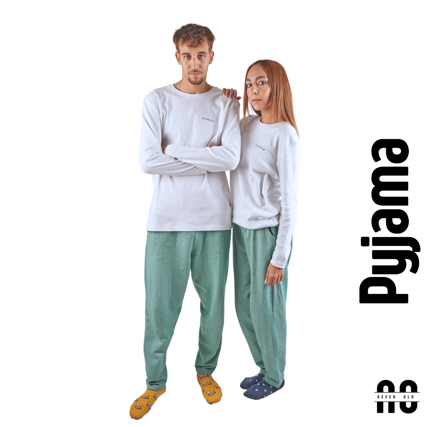Pijama- White X Green
