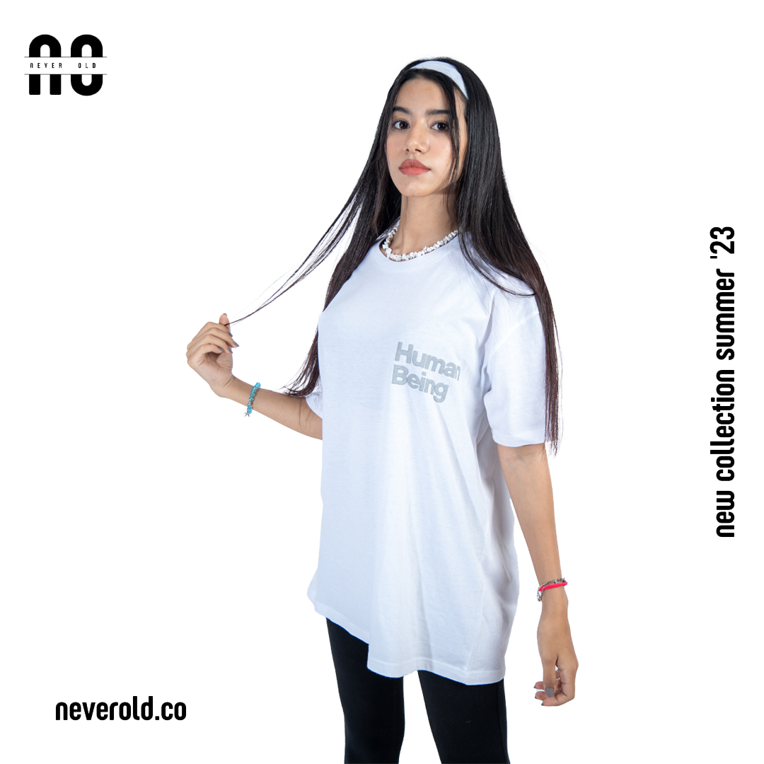 تيشيرت إنسان - أبيض