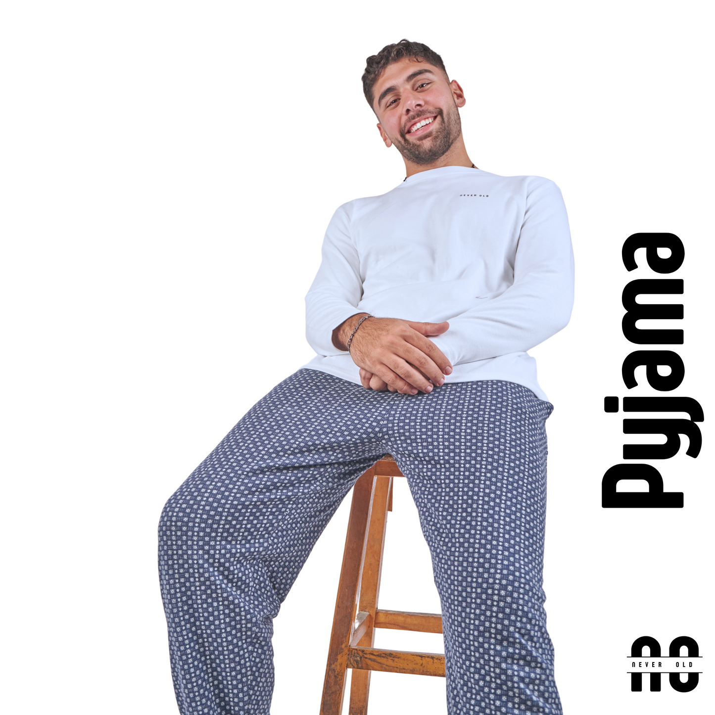 Pijama- White X Blue