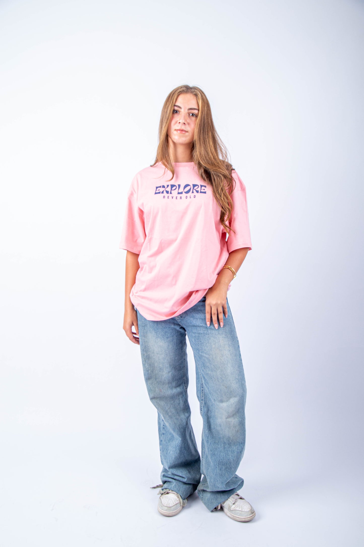 Explore T-shirt - Pale chestnut