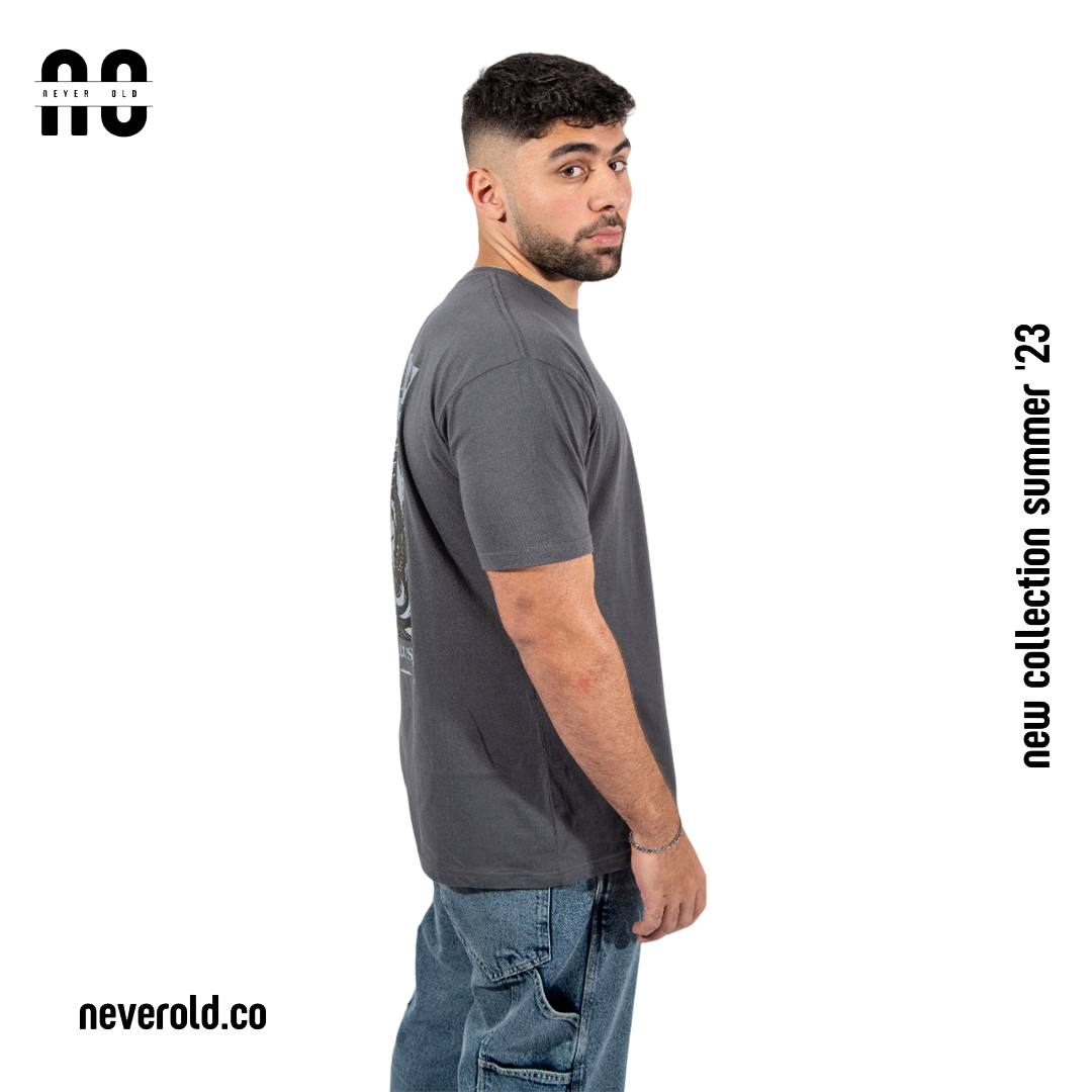 تيشيرت الوهم - رمادي