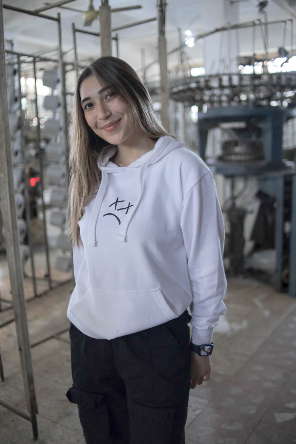 Abusif hoodie - white