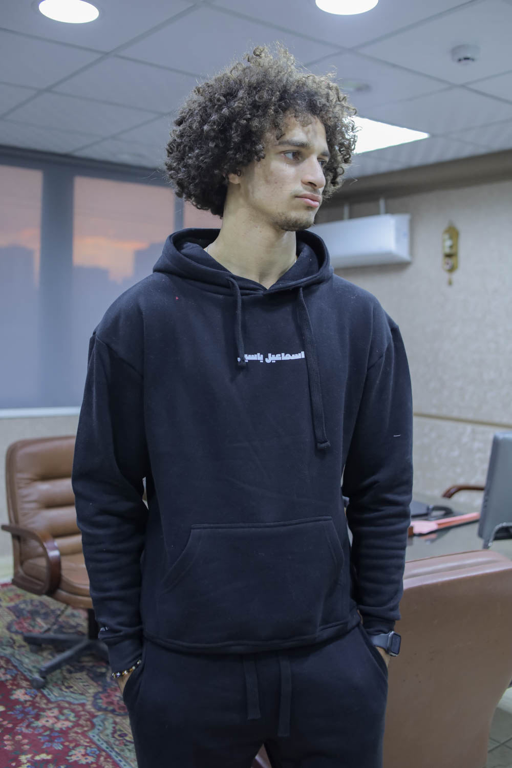 Esmail Yassin hoodie - black