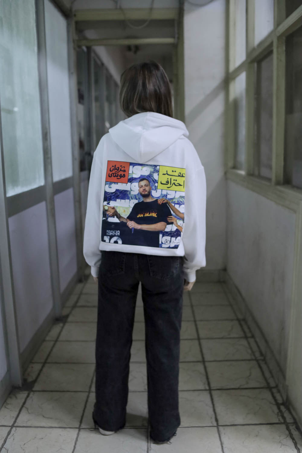 Marwan Moussa hoodie - white