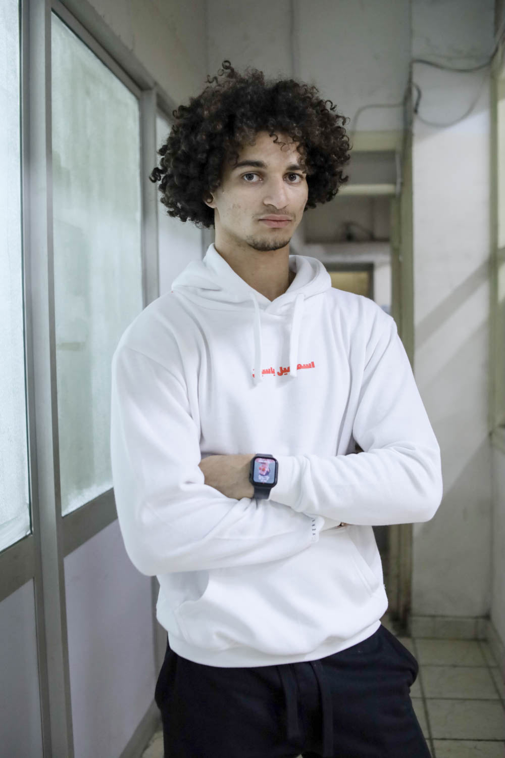 Esmail Yassin hoodie - white