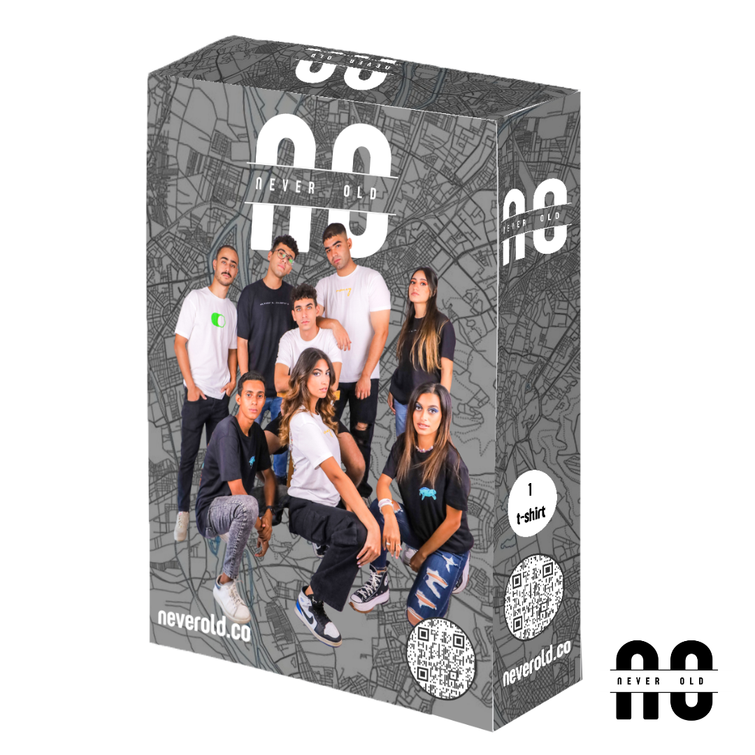 SEE & THINK Printed Round Nick T-shirt