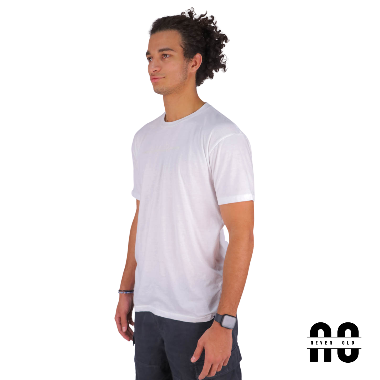 UP GRADE YOUR BRAN WHITE - glow in the dark print