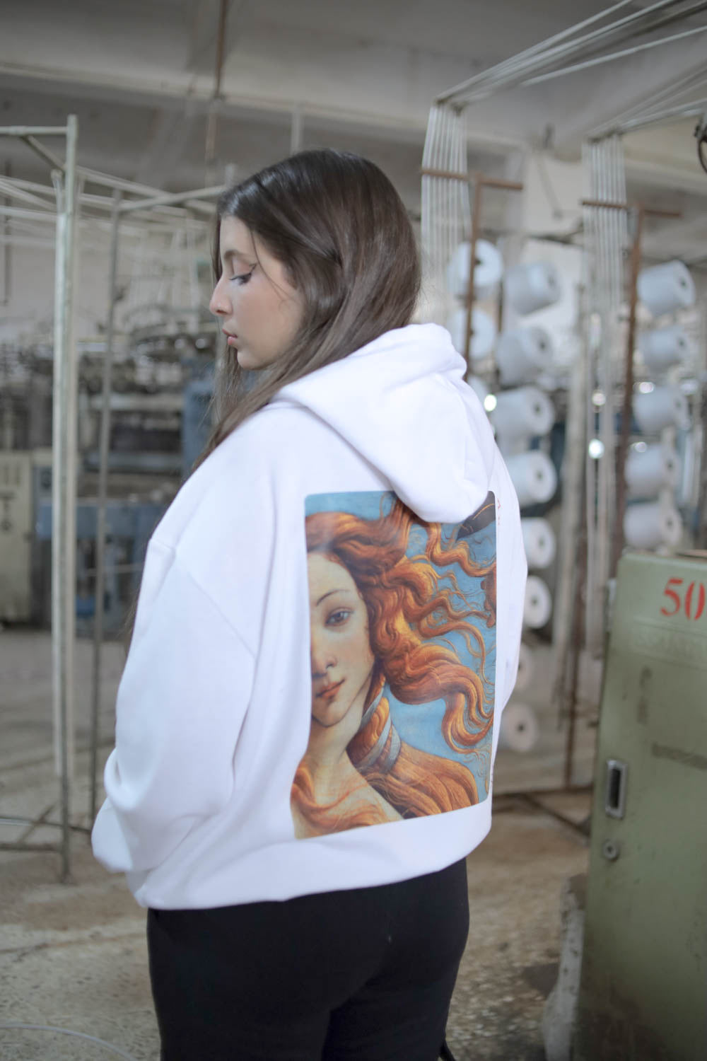 Write your own story hoodie - white