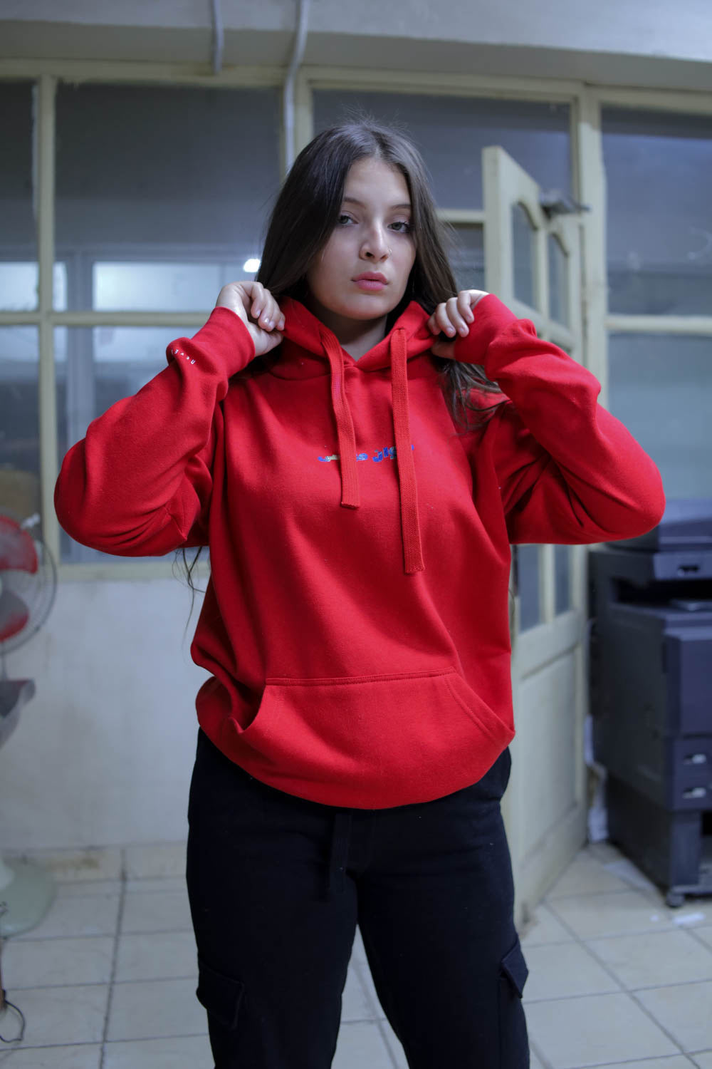 Marwan Moussa hoodie - red