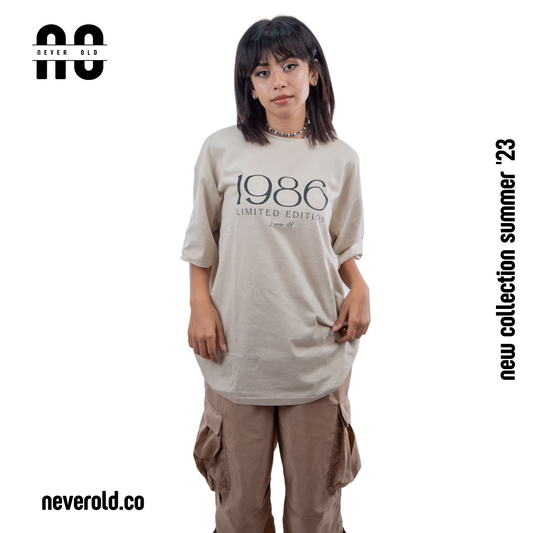 1986 T-shirt - Laurel green