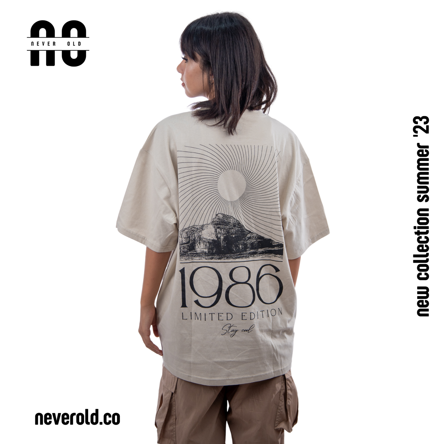 1986 T-shirt - Laurel green