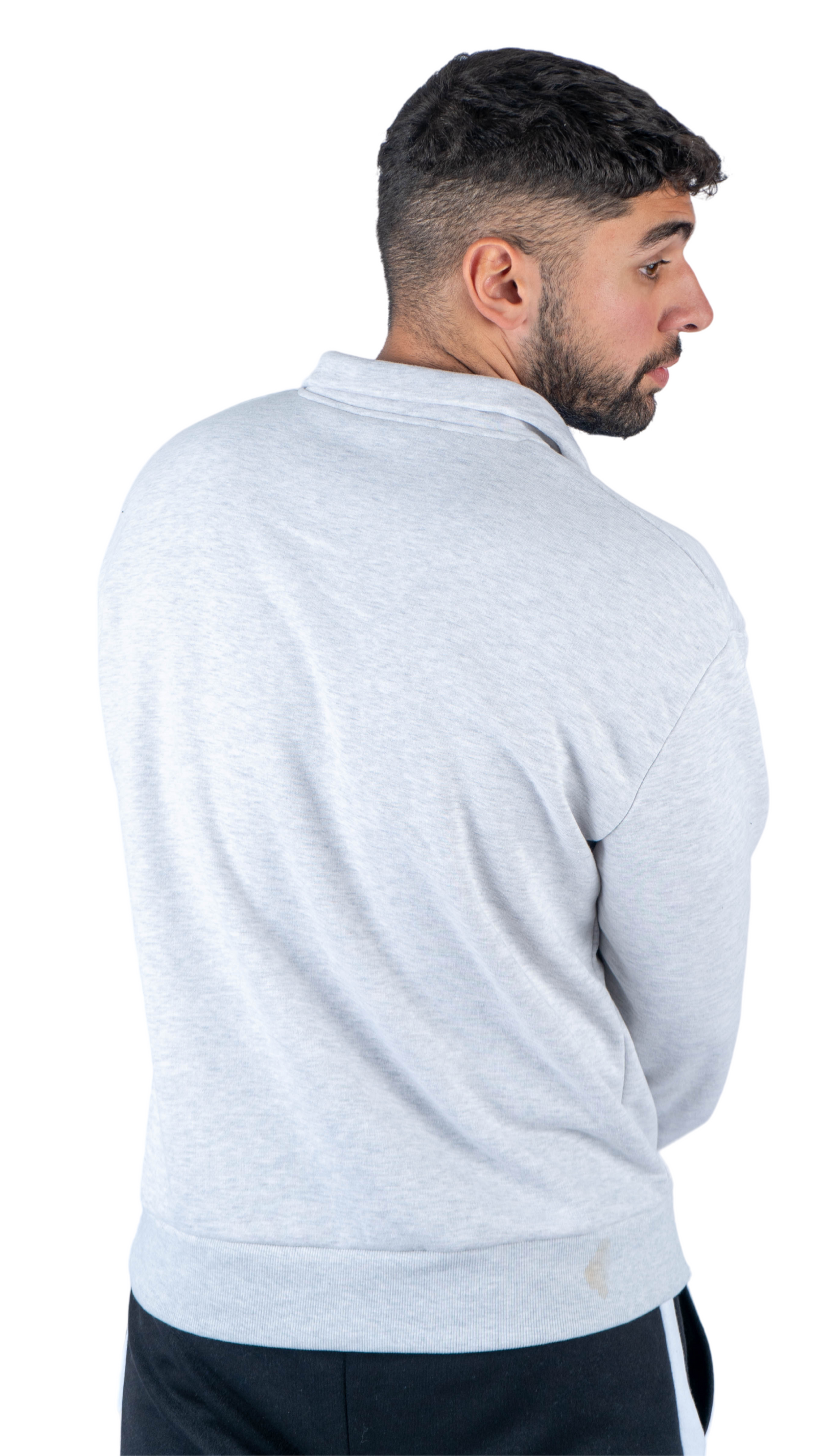Quarter zipper - Gray