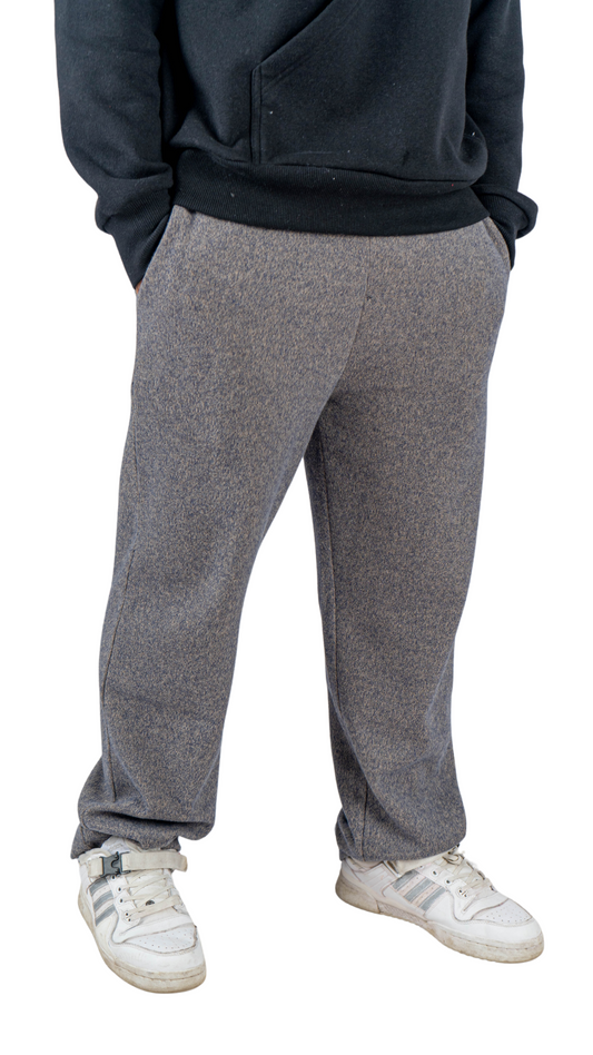 Gray wide leg basic Pants