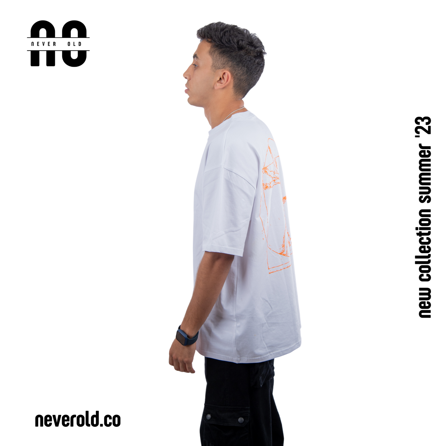 Never old T-shirt - white