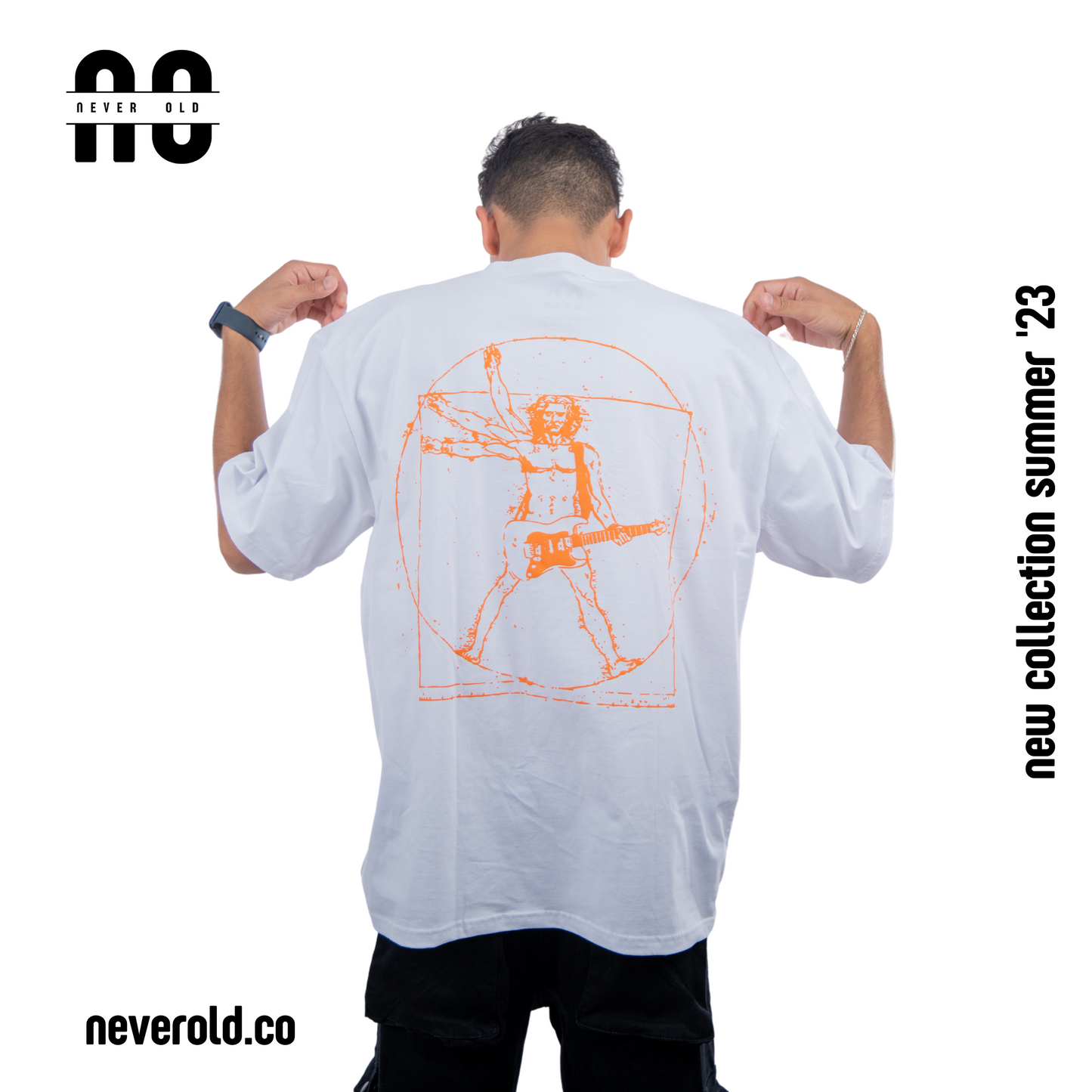 Never old T-shirt - white