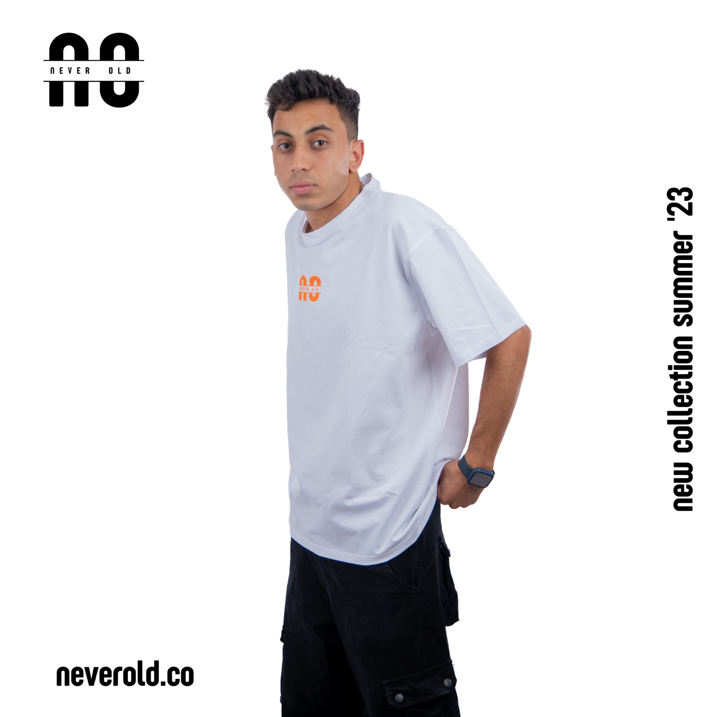 Never old T-shirt - white