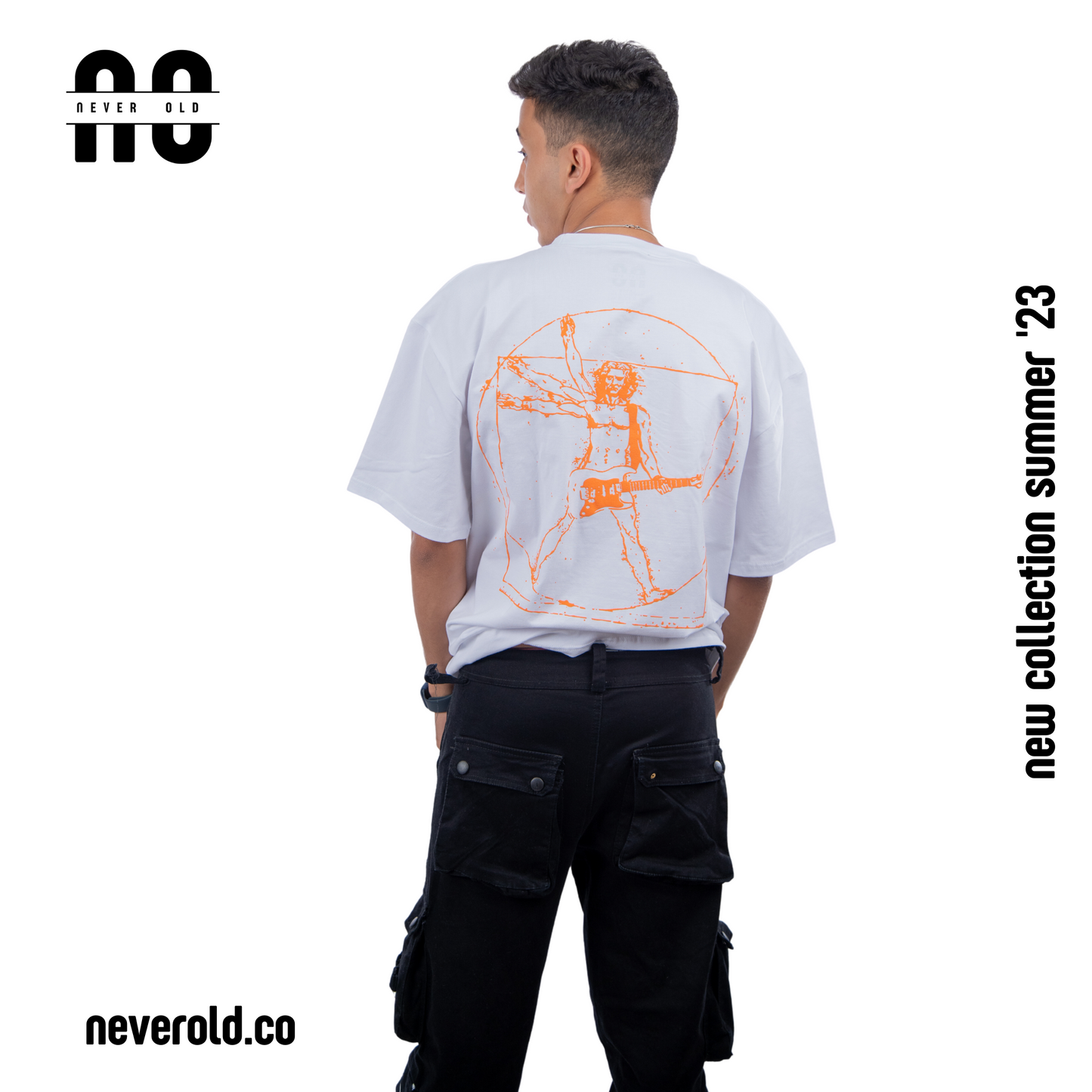 Never old T-shirt - white