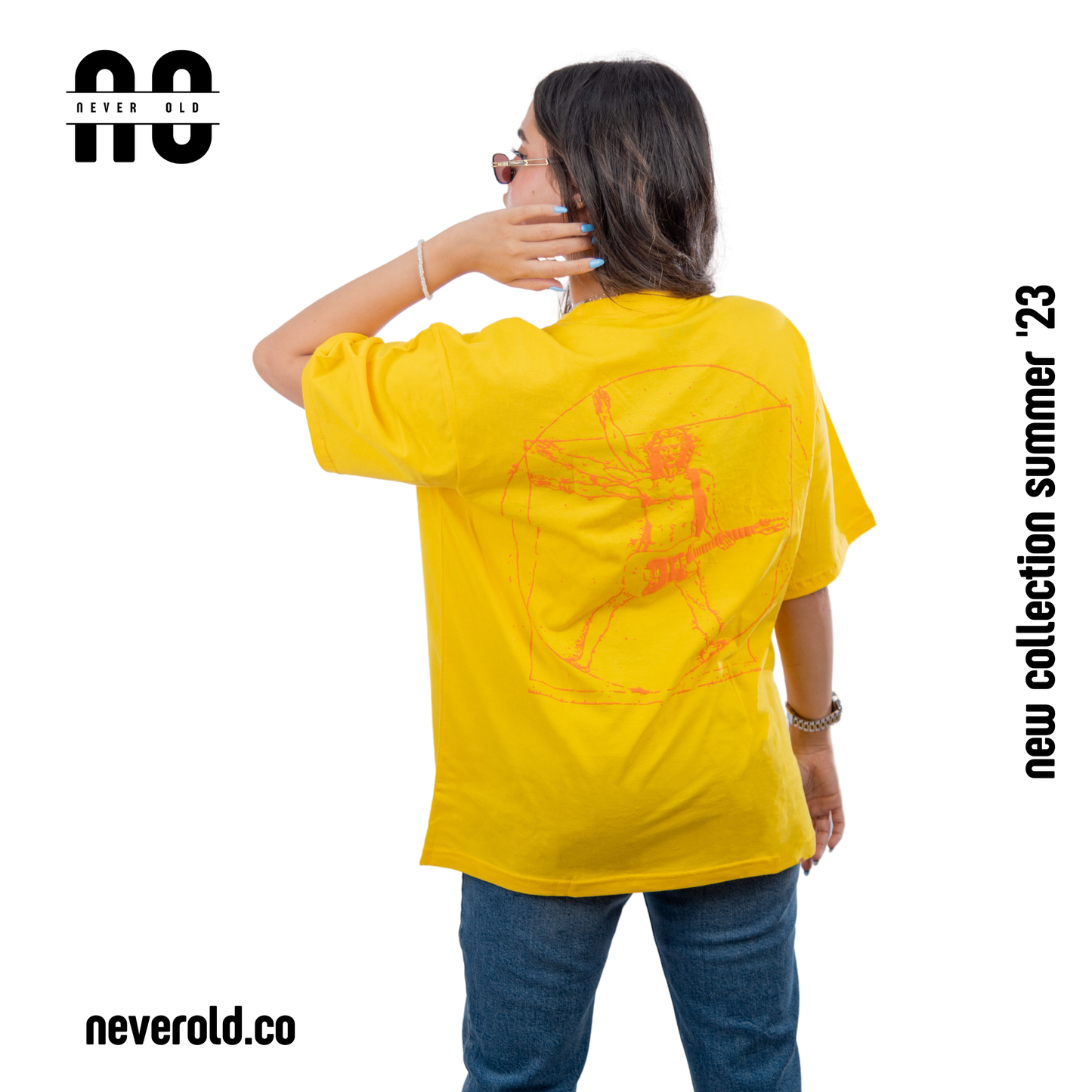 Never old T-shirt - Jonquil