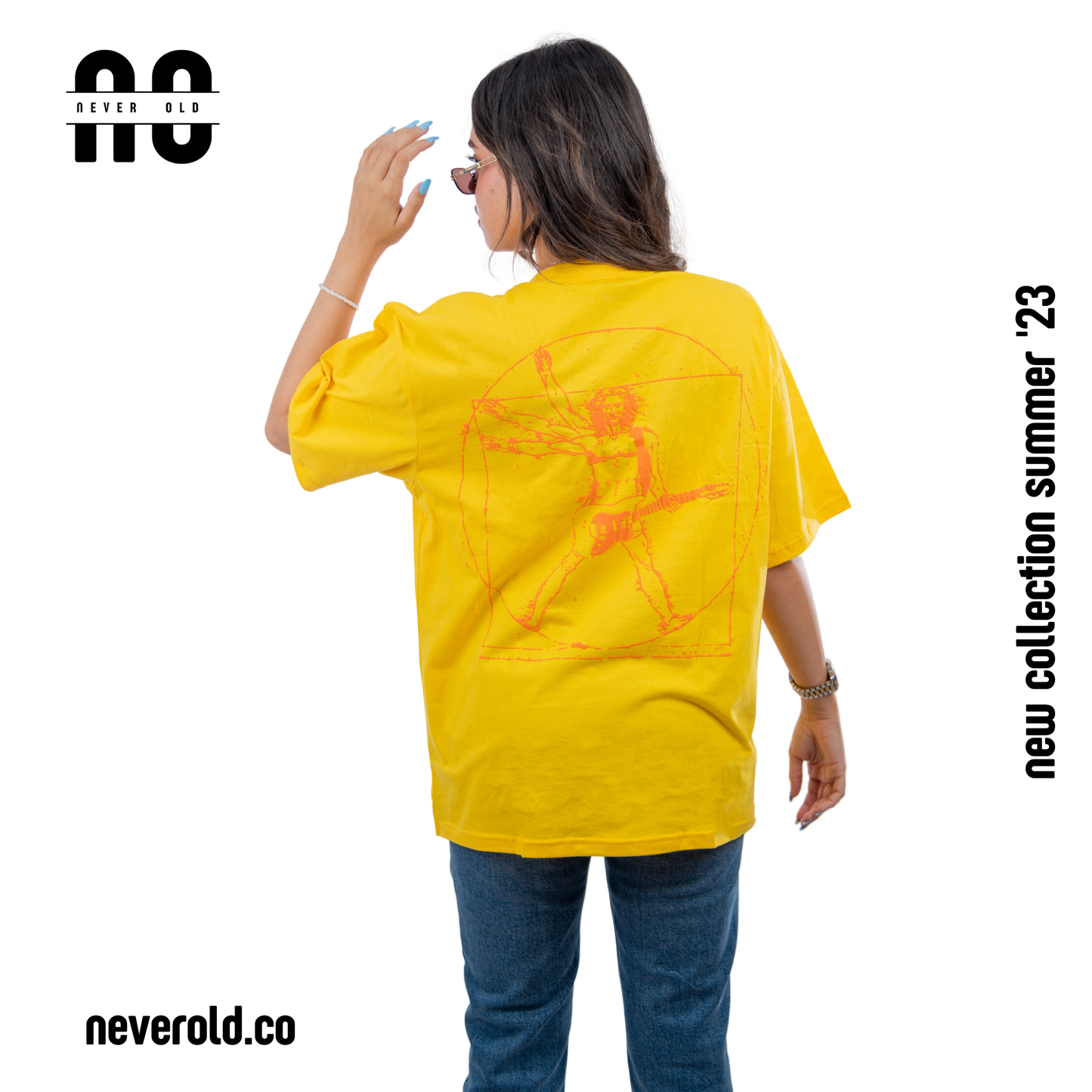 Never old T-shirt - Jonquil