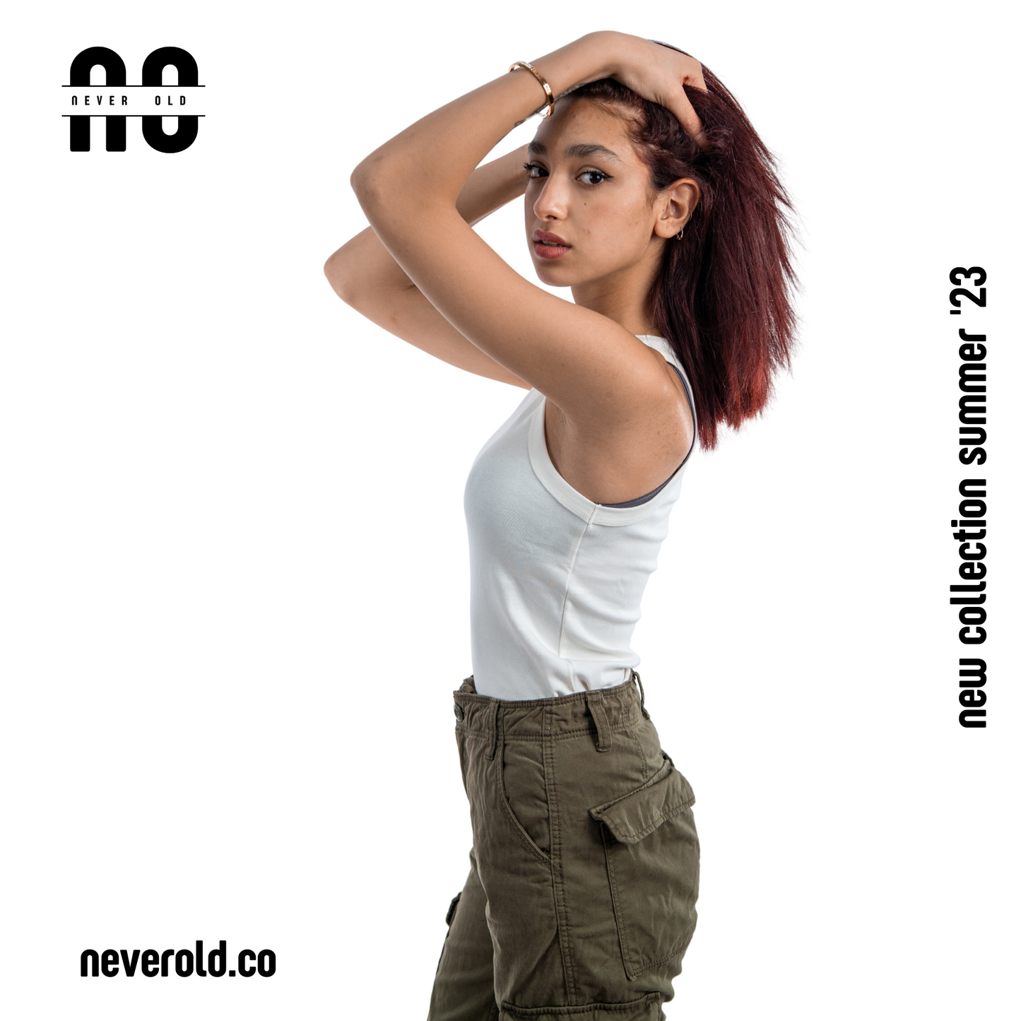 Long Tank top - White