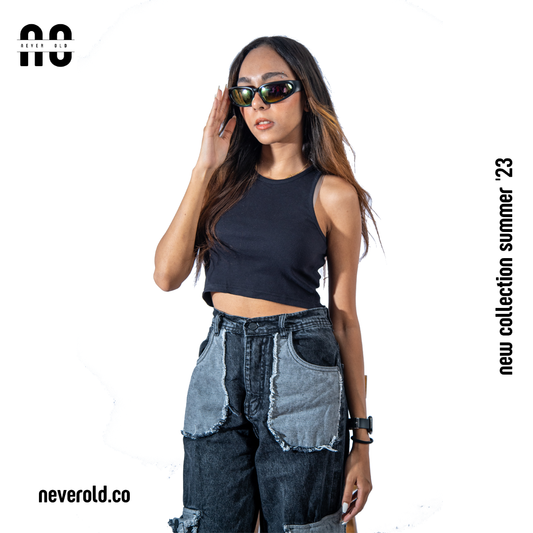 Crop top - black