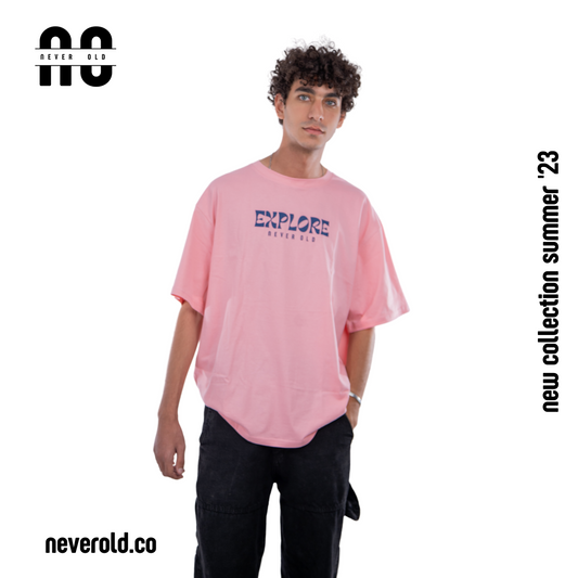 Explore T-shirt - Pale chestnut