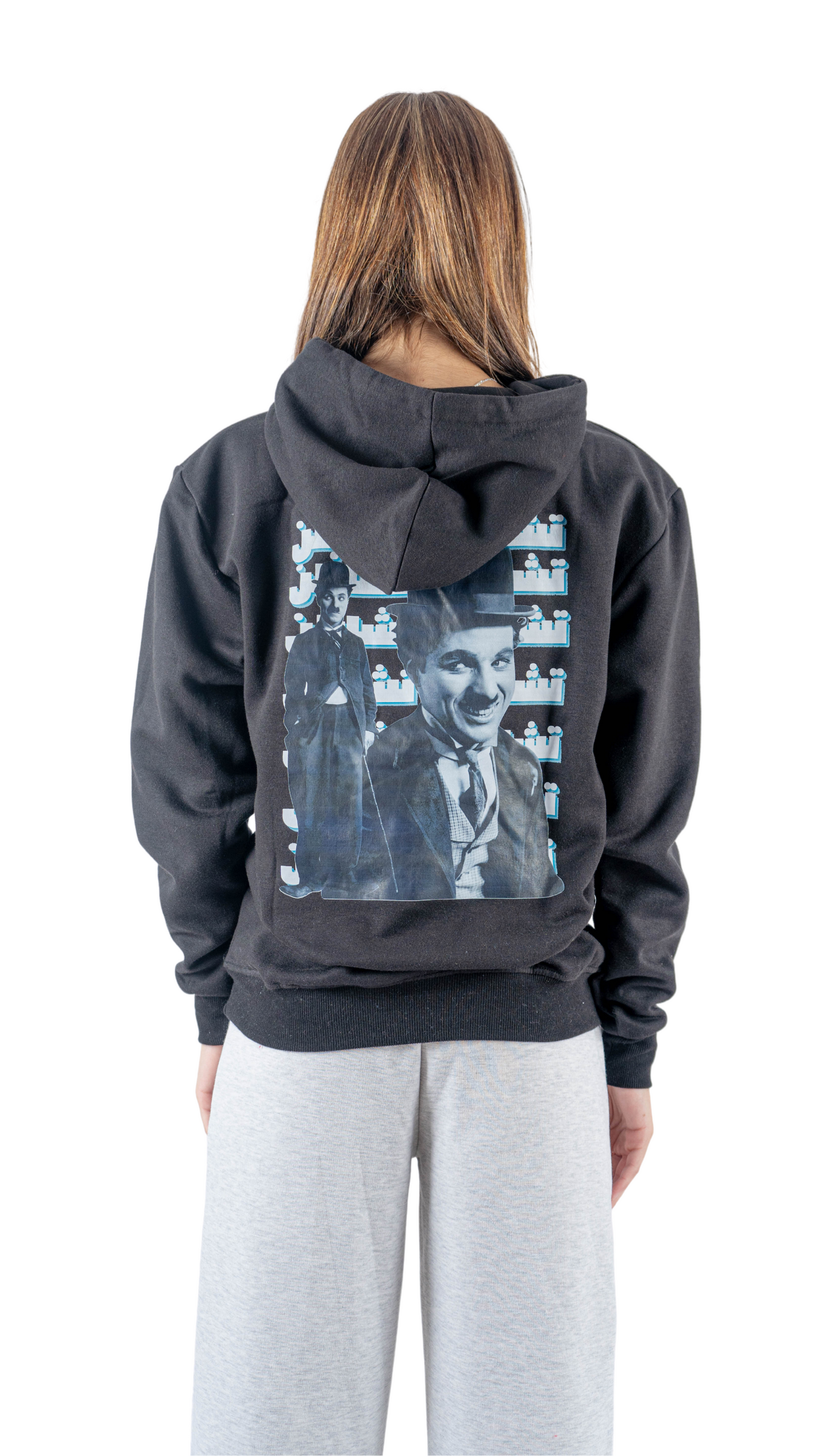 Charlie Chaplin hoodie - black