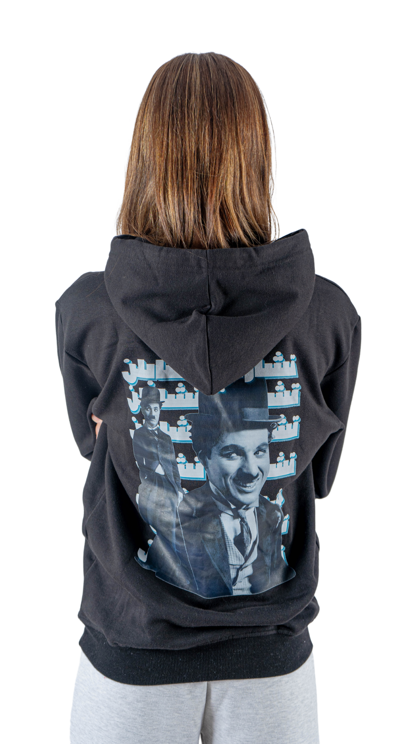 Charlie Chaplin hoodie - black