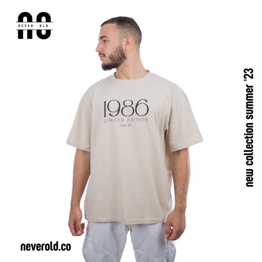 1986 T-shirt - Timberwolf