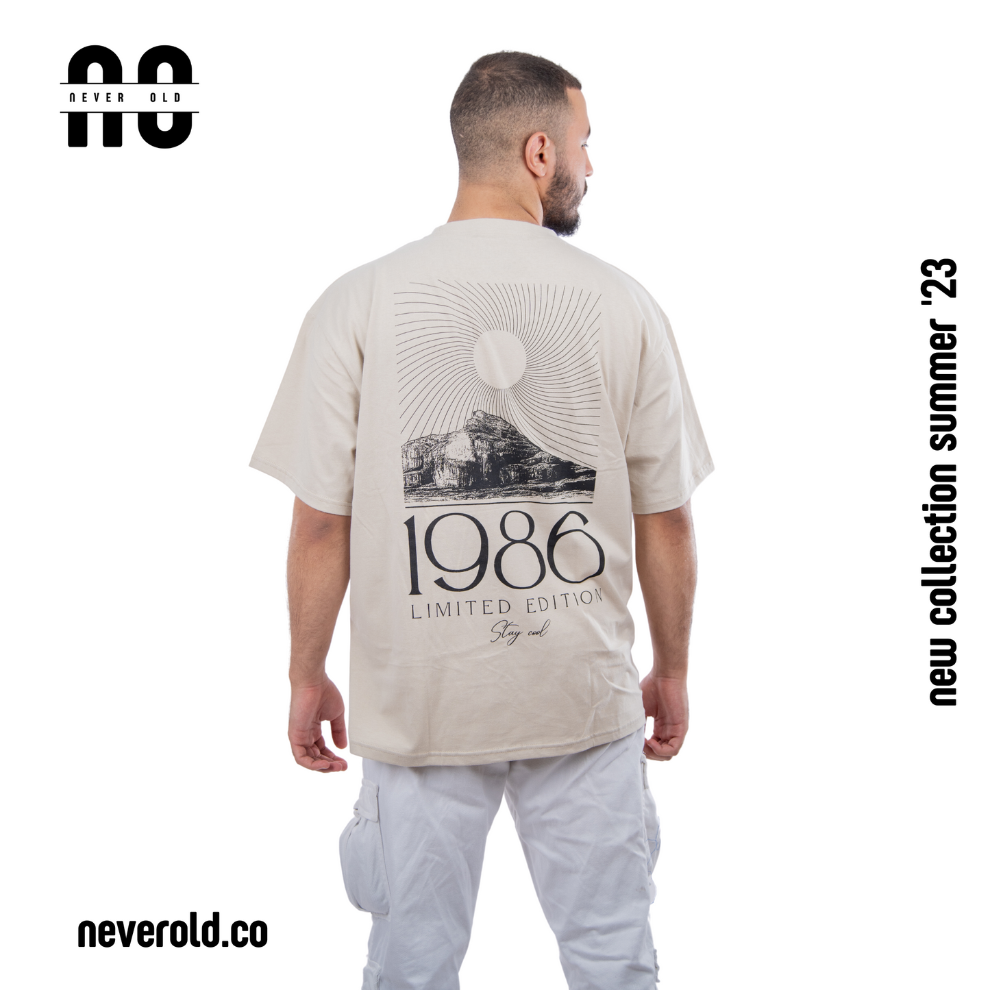 1986 T-shirt - Timberwolf