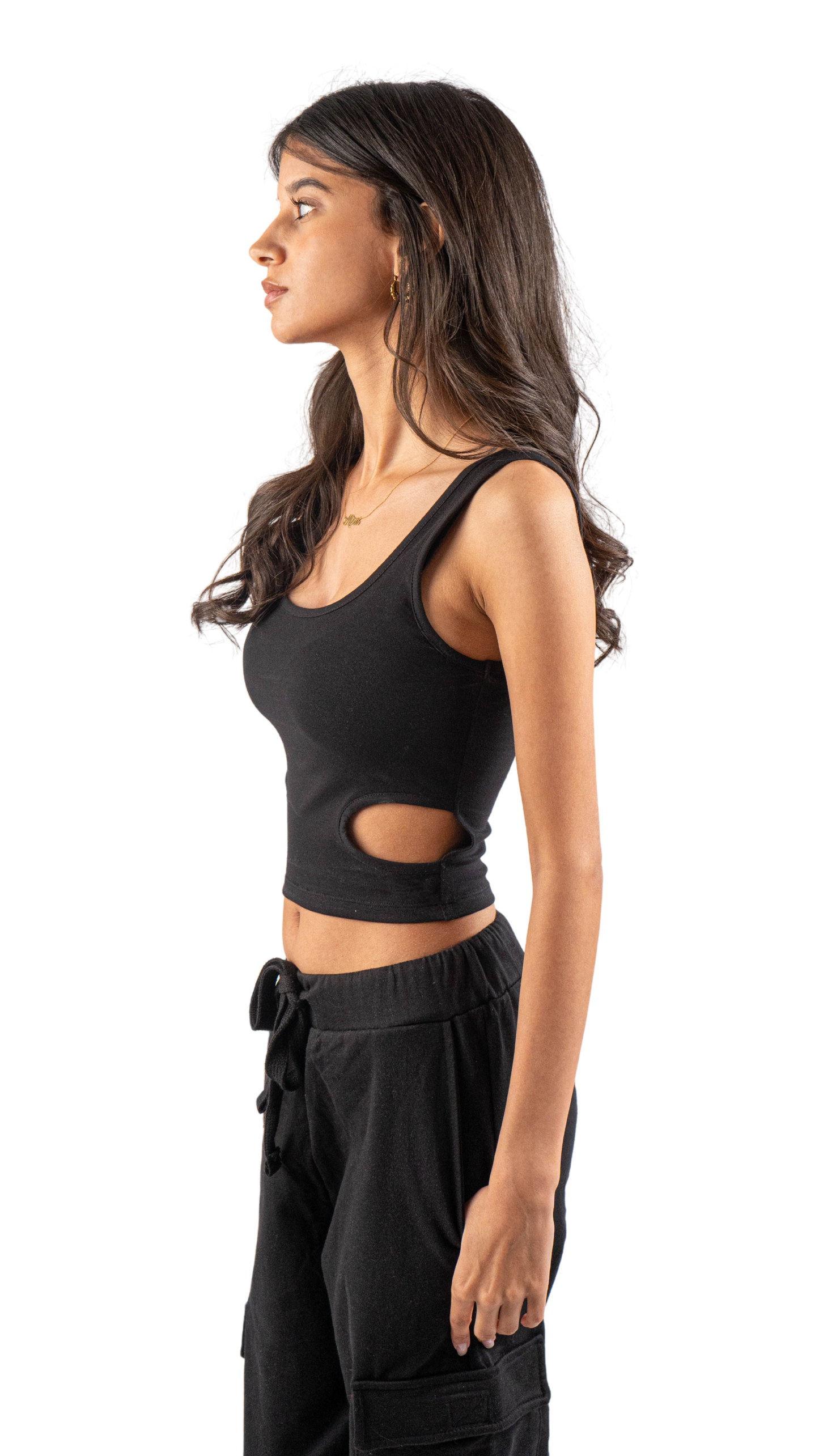 2 piece tank top set - Black