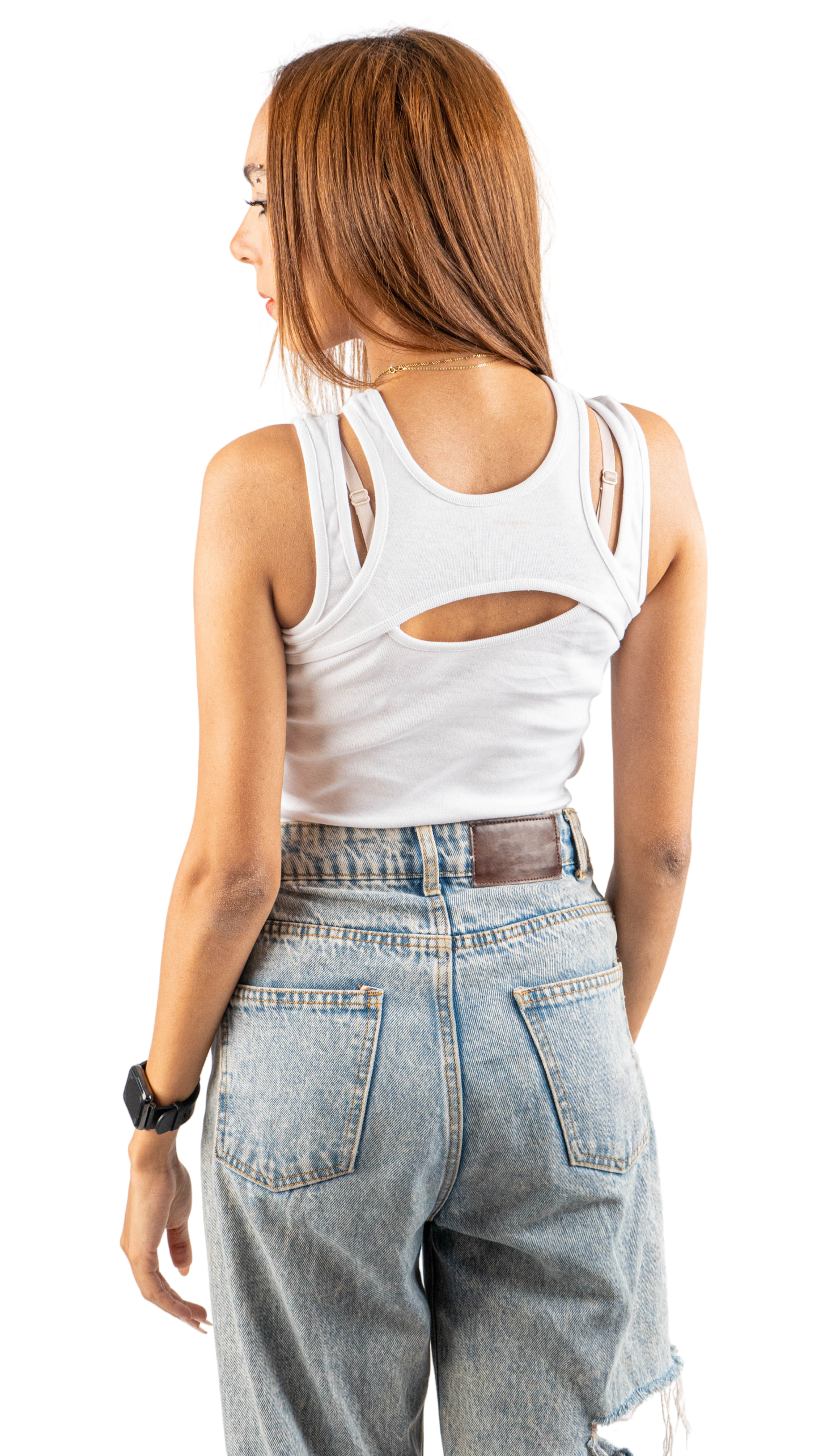 2 piece tank top set - White