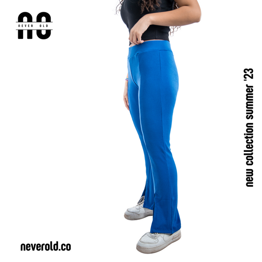 Rib pant -royal blue