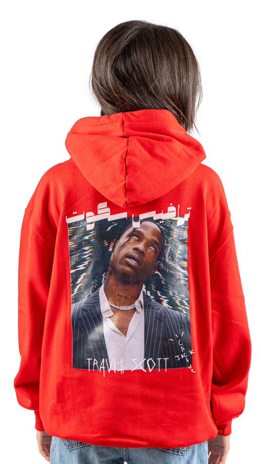 Travis Scott hoodie - Red