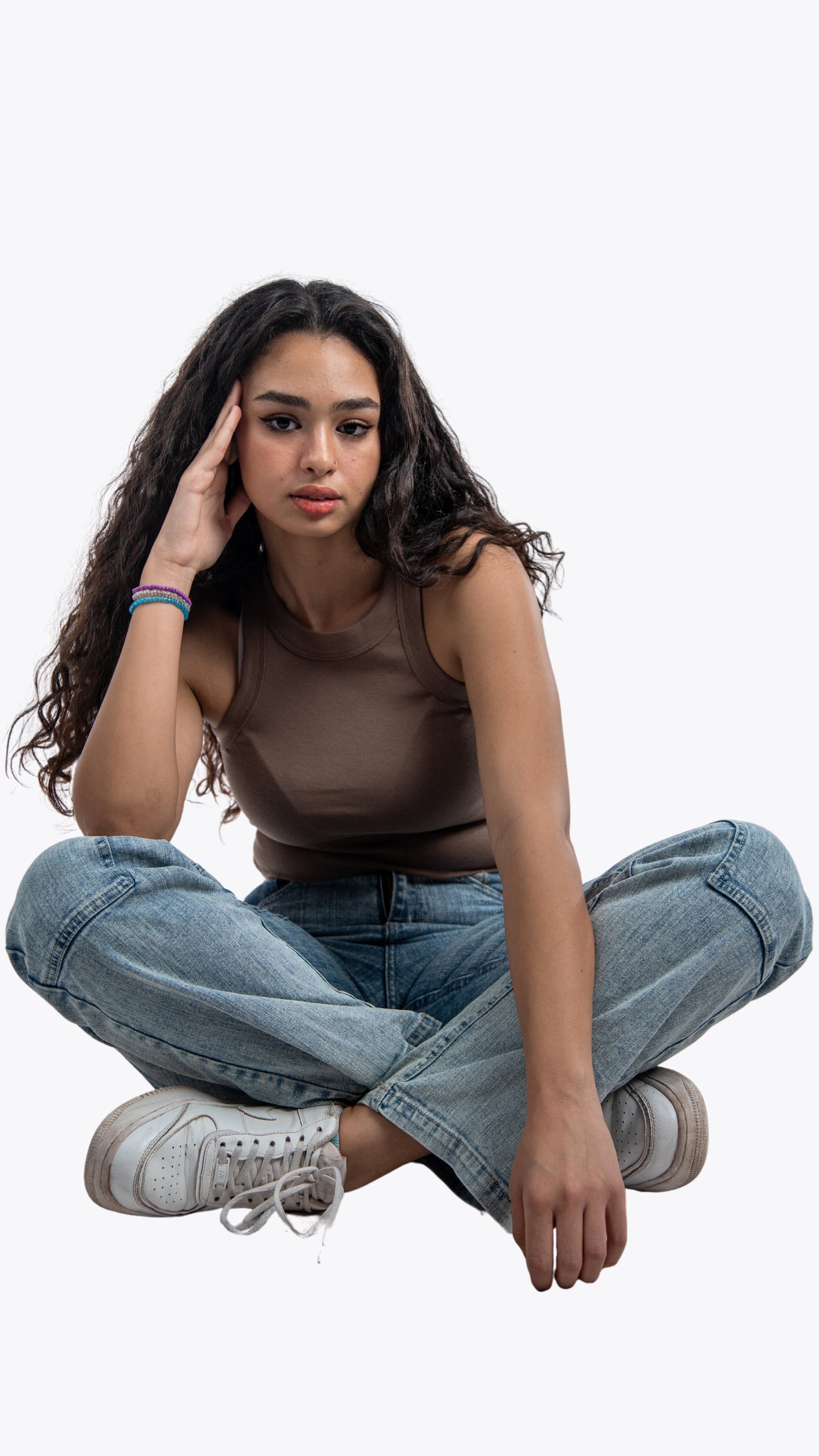low crop top -Patel brown