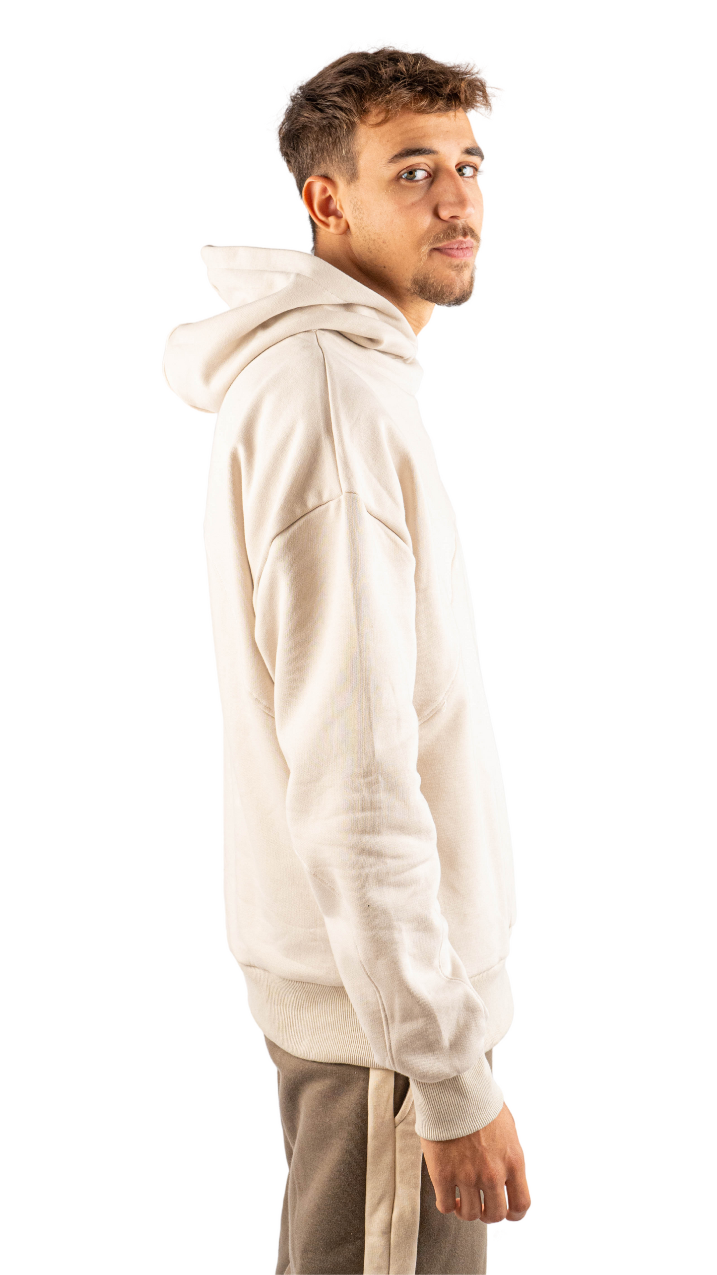 001 hoodie beige