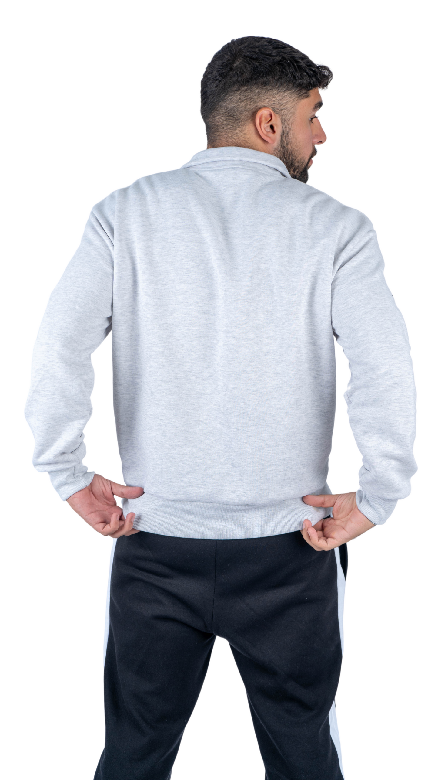 Quarter zipper - Gray