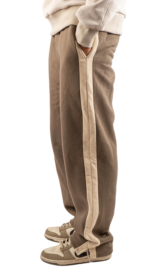 LINED PANTS - oil in beige