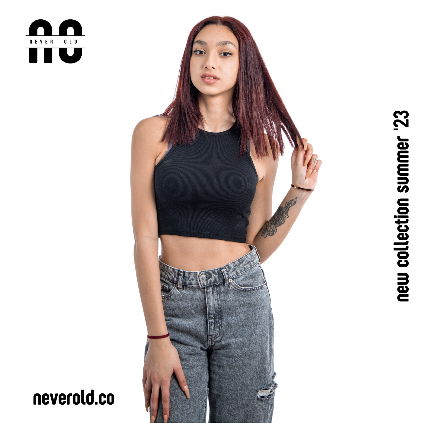 Crop top - black