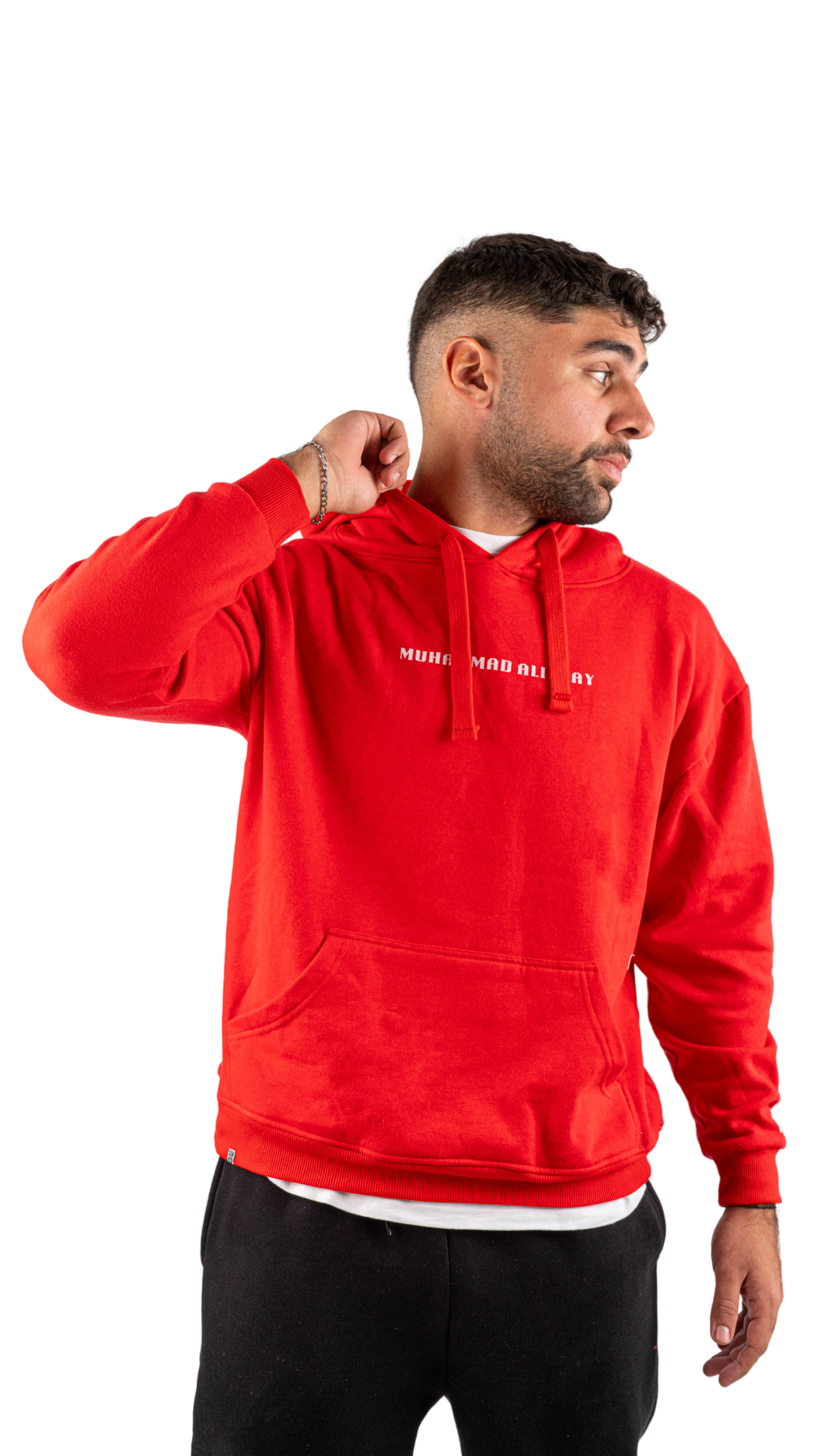 Mohamed Ali Clay hoodie - red
