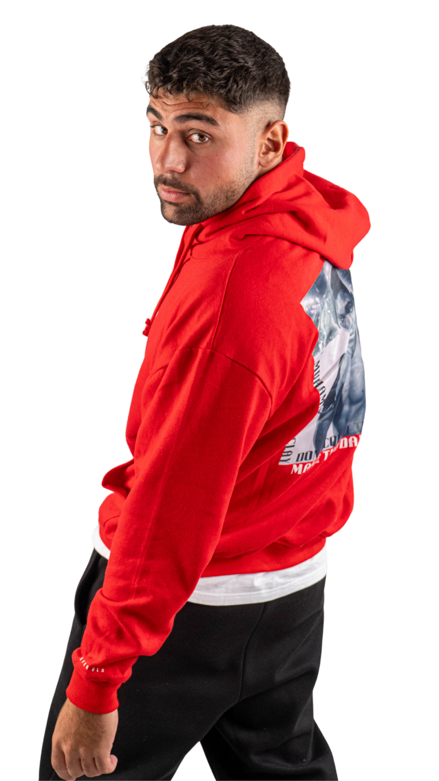 Mohamed Ali Clay hoodie - red