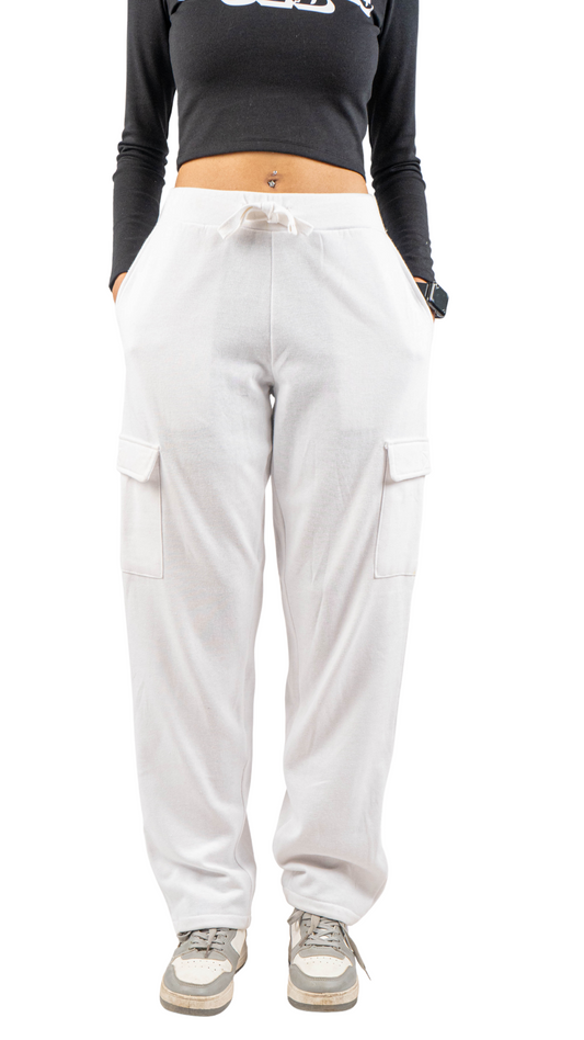 Cargo Pants - White