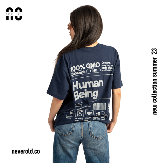 human being t-shirt - Dark blue