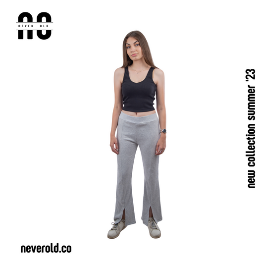 Rib pant - gray
