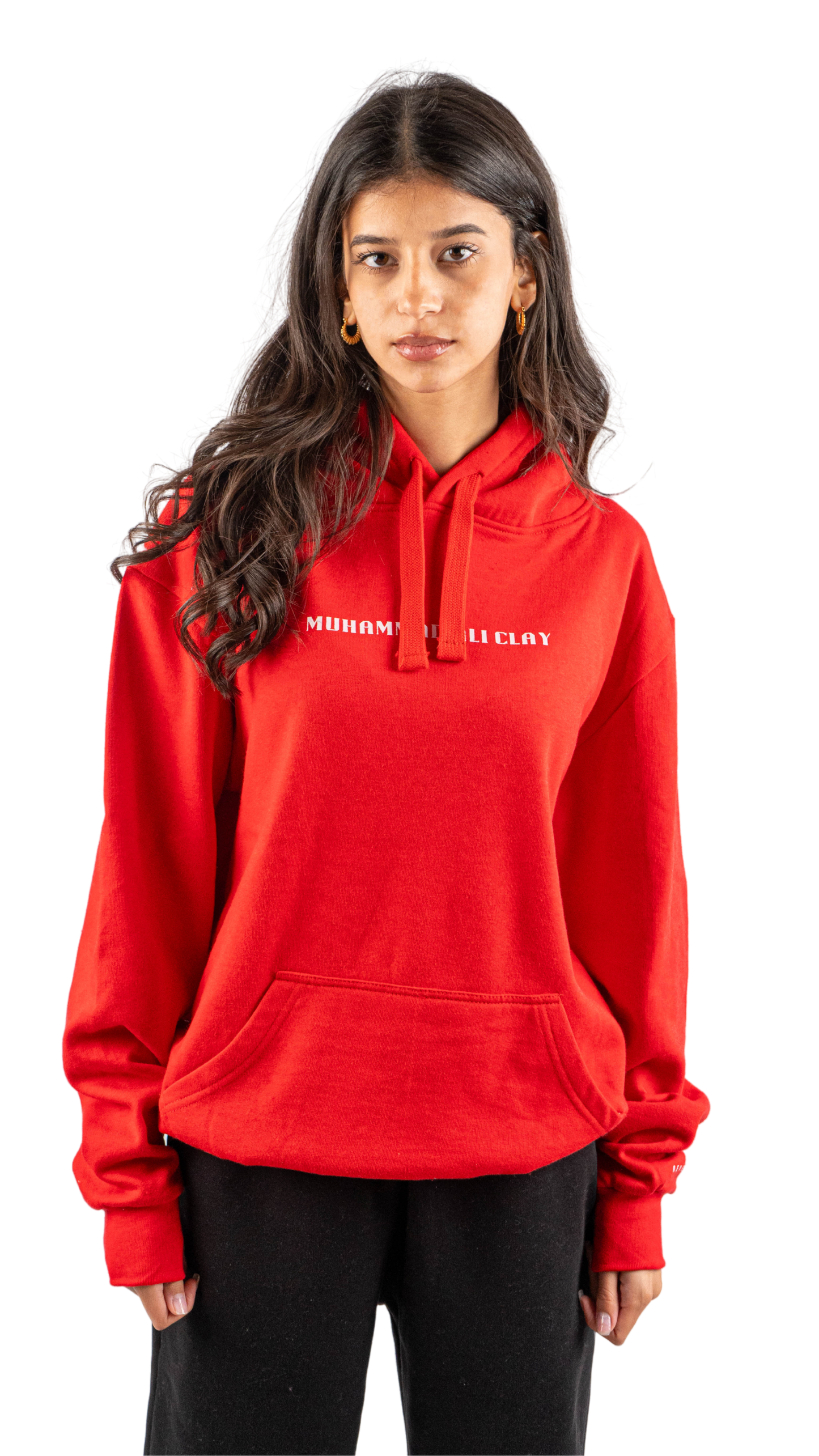 Mohamed Ali Clay hoodie - red