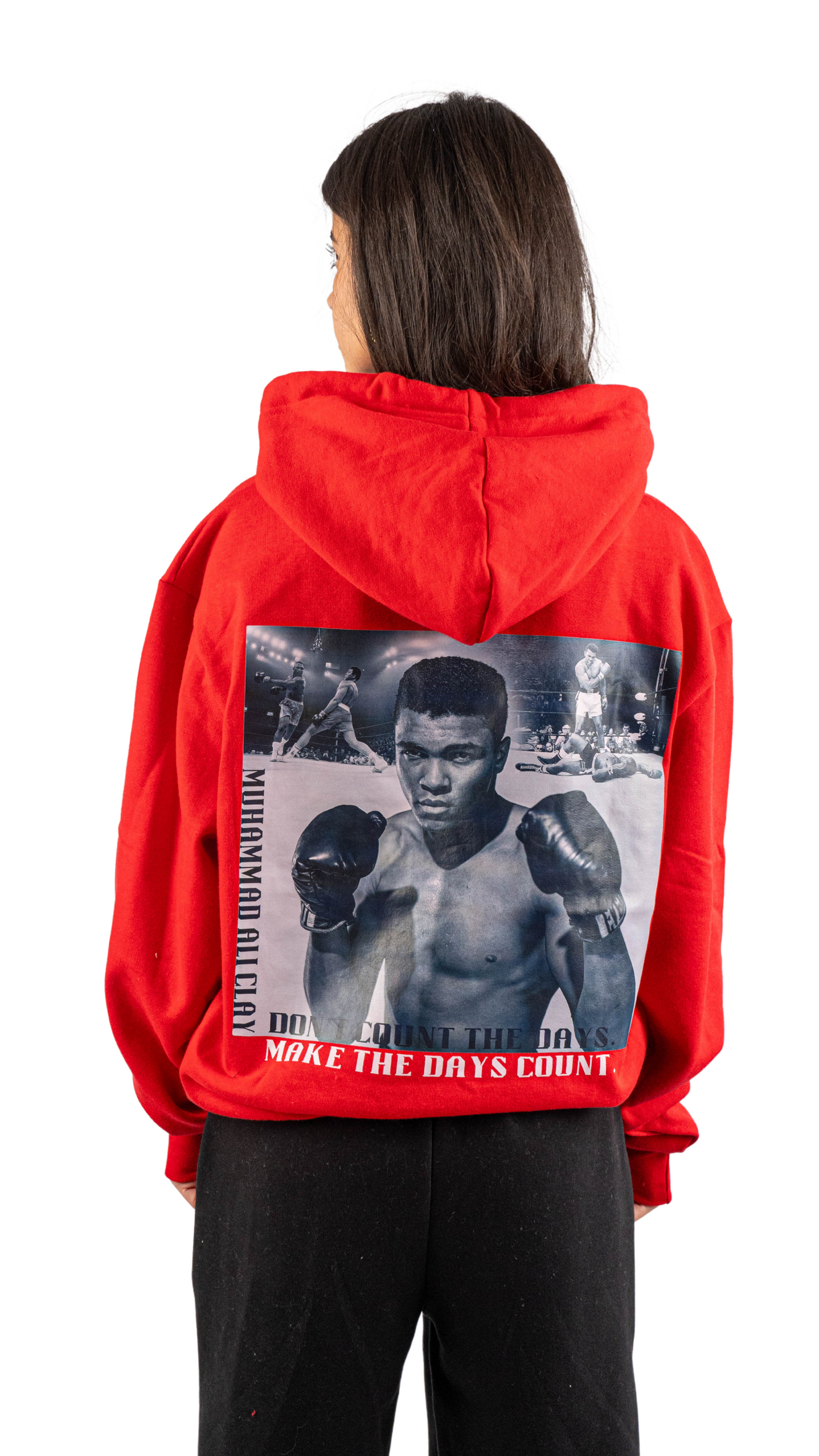 Mohamed Ali Clay hoodie - red