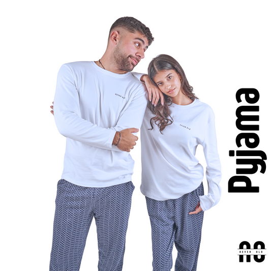 Pijama- White X Blue