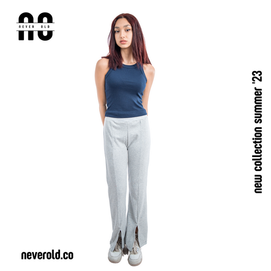 low crop top - dark blue